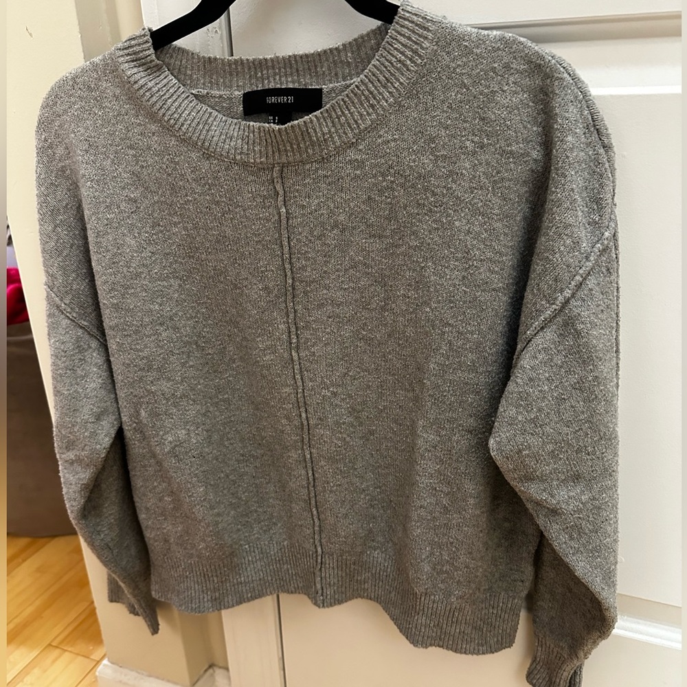 Light Gray Sweater Small Forever21
